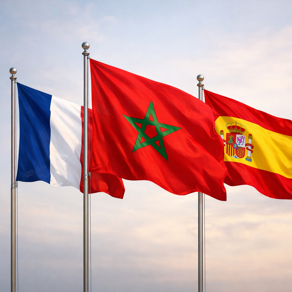 Maroc-France-Espagne